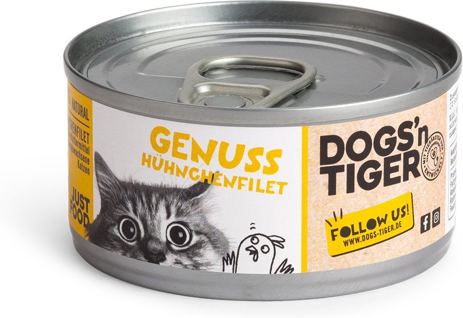 Dogs'n Tiger Genuss Nassfutter Hühnerfilet 12x70g