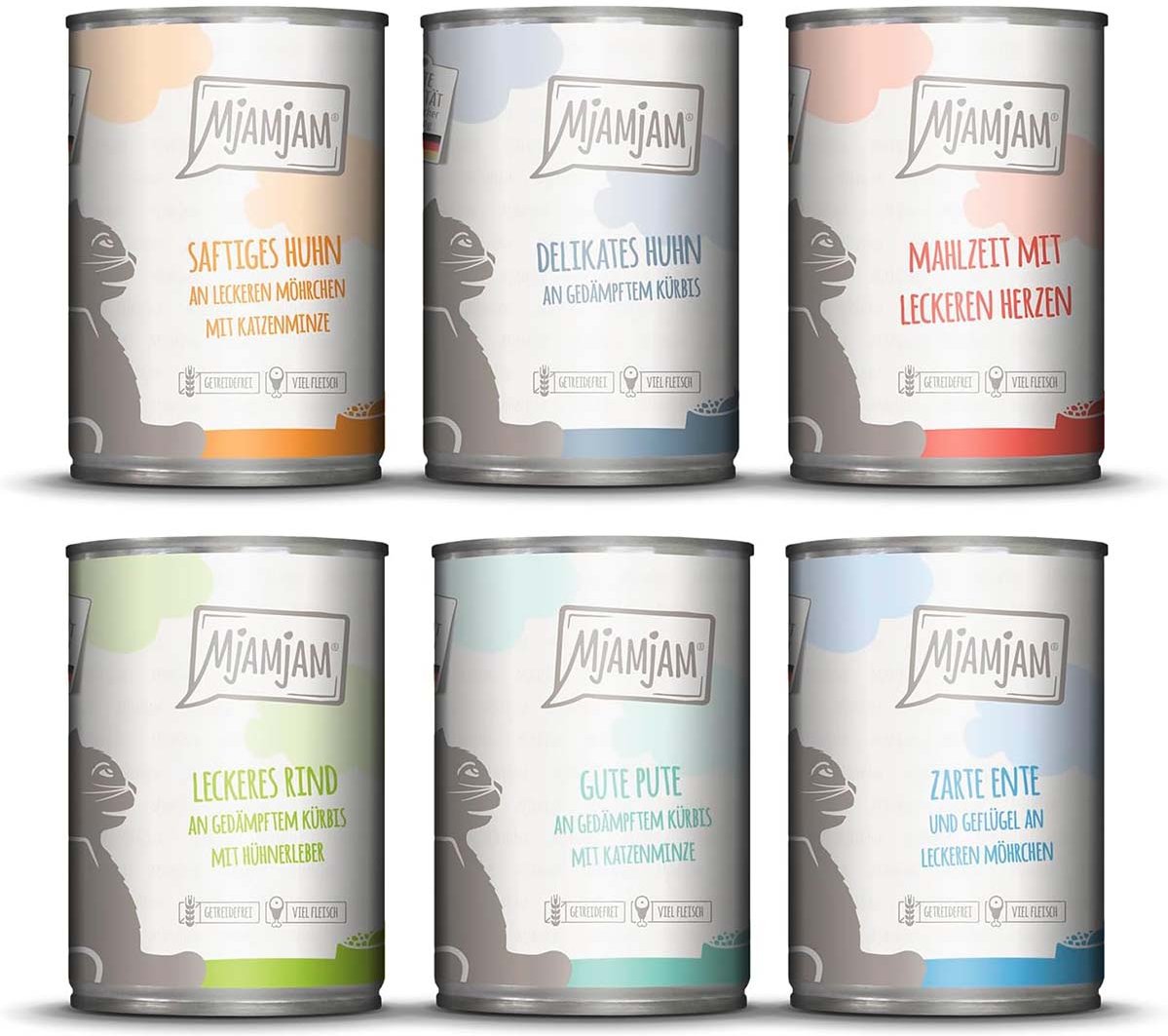 MjAMjAM - leckere Mahlzeiten Mixpaket III 6x400g