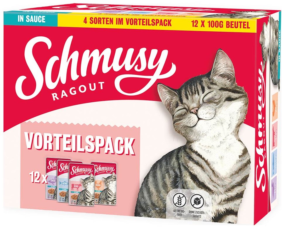 Schmusy Ragout in Sauce Vorteilspack 48x100g