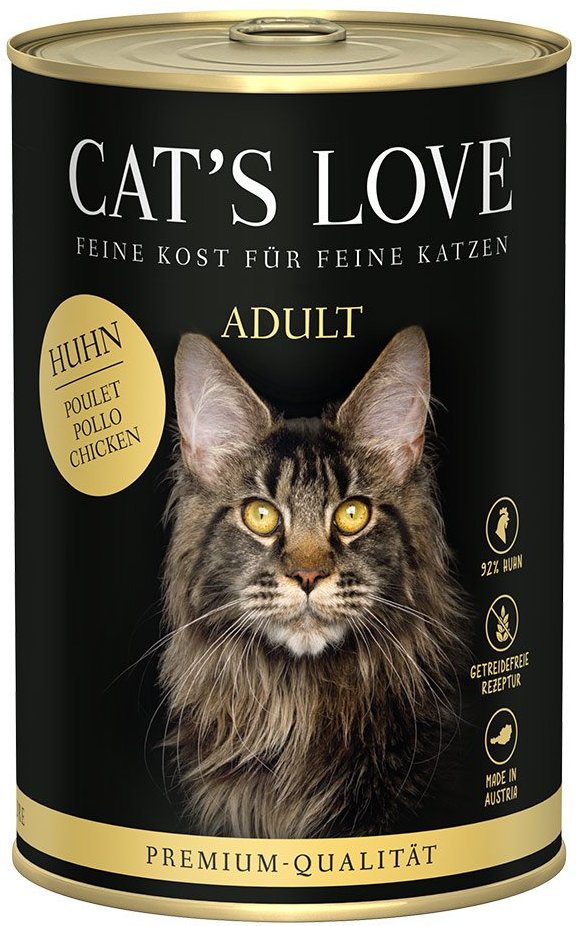 Cat´s Love Huhn Pur 6x400g