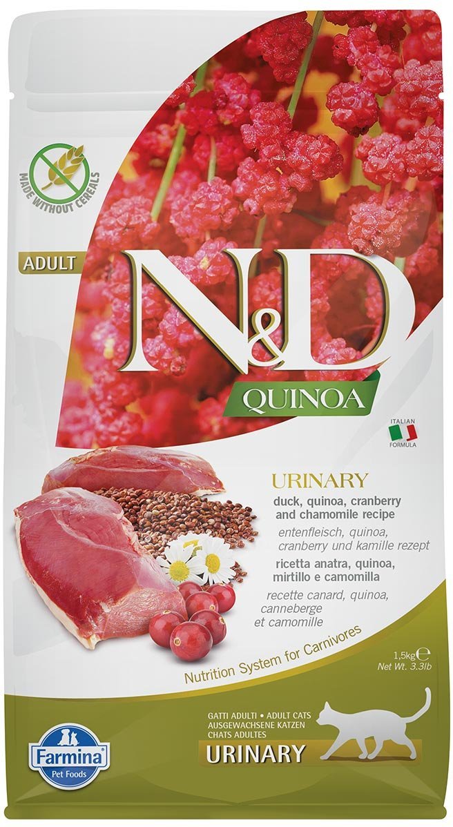 N&D Cat Quinoa Urinary Duck 1,5kg