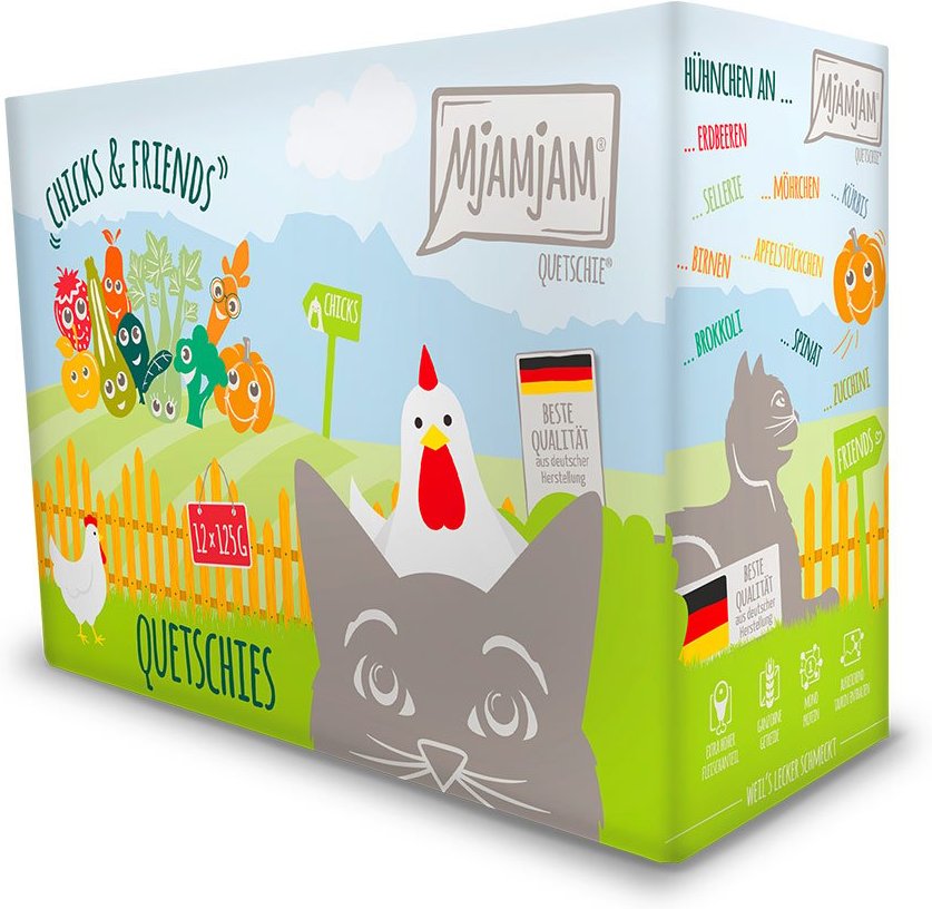 MjAMjAM Chicks & Friends Box 12x125g