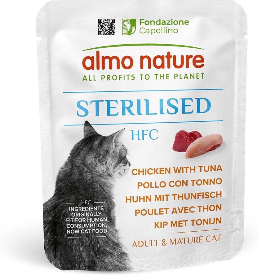 Almo Nature HFC Sterilised Huhn mit Thunfisch 24x50g
