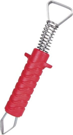 Trixie Zeckenzange mit Feder, Metall, 8cm