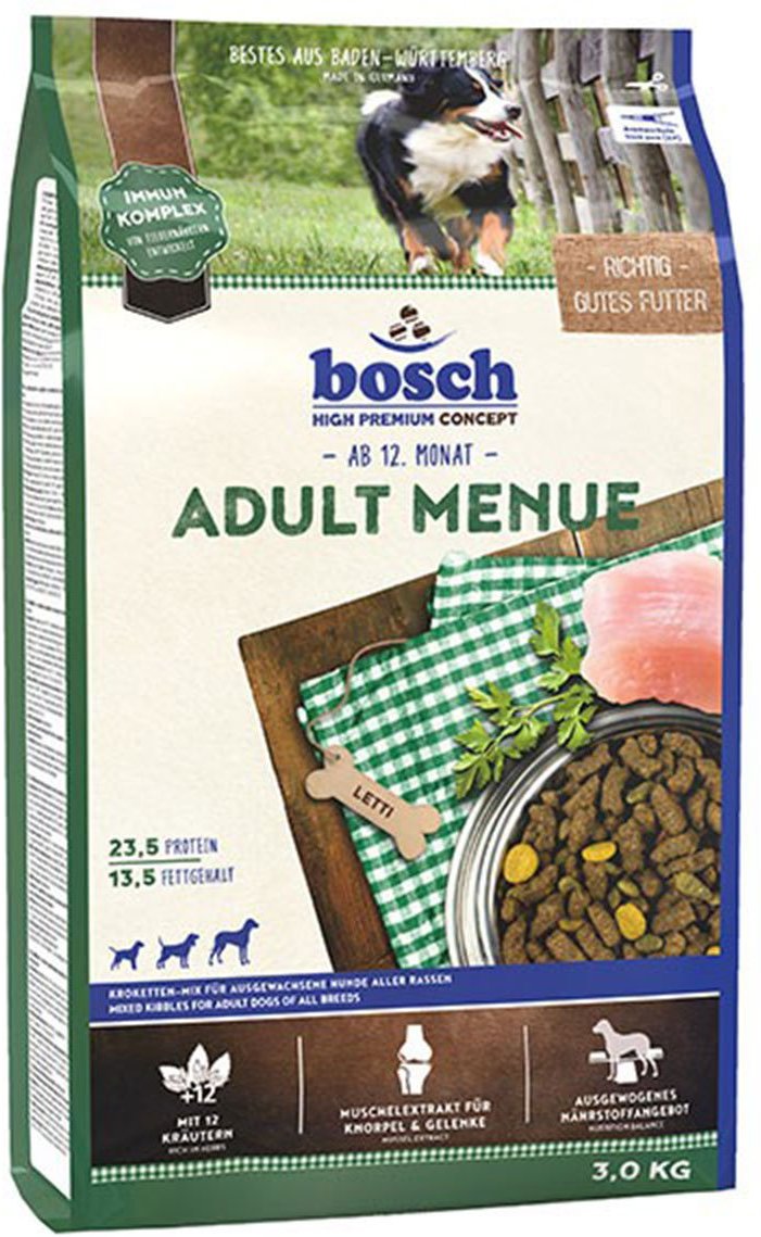 Bosch Hundefutter Adult Menü 3kg