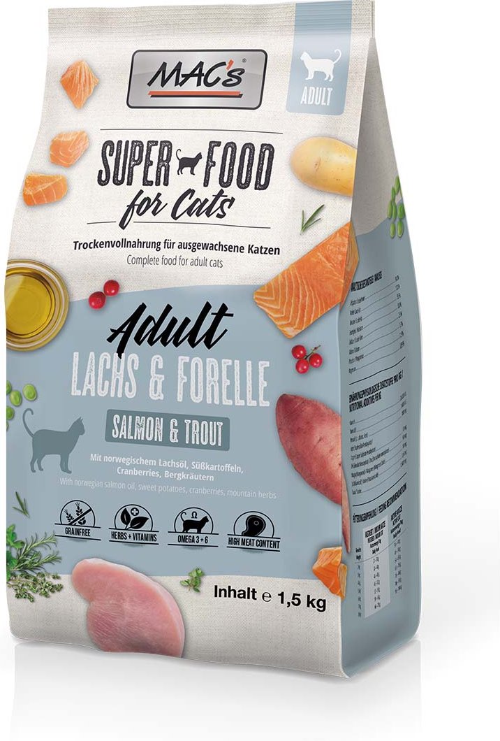 MAC's Cat Adult Lachs & Forelle 1,5kg