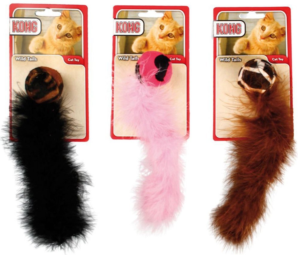 KONG Cat Active Wild Tails Assorted