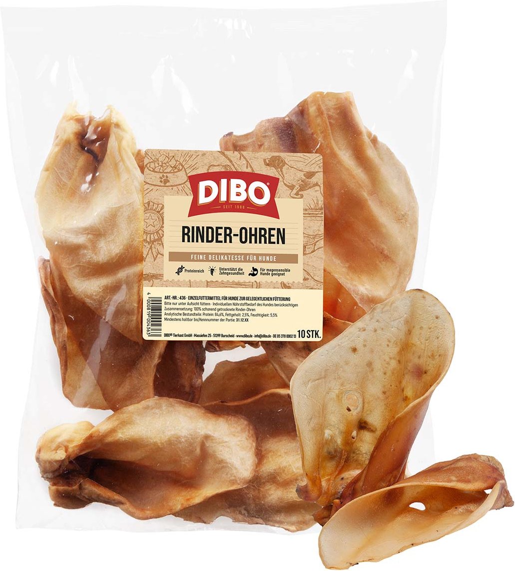 DIBO Rinderohren 10 Stück