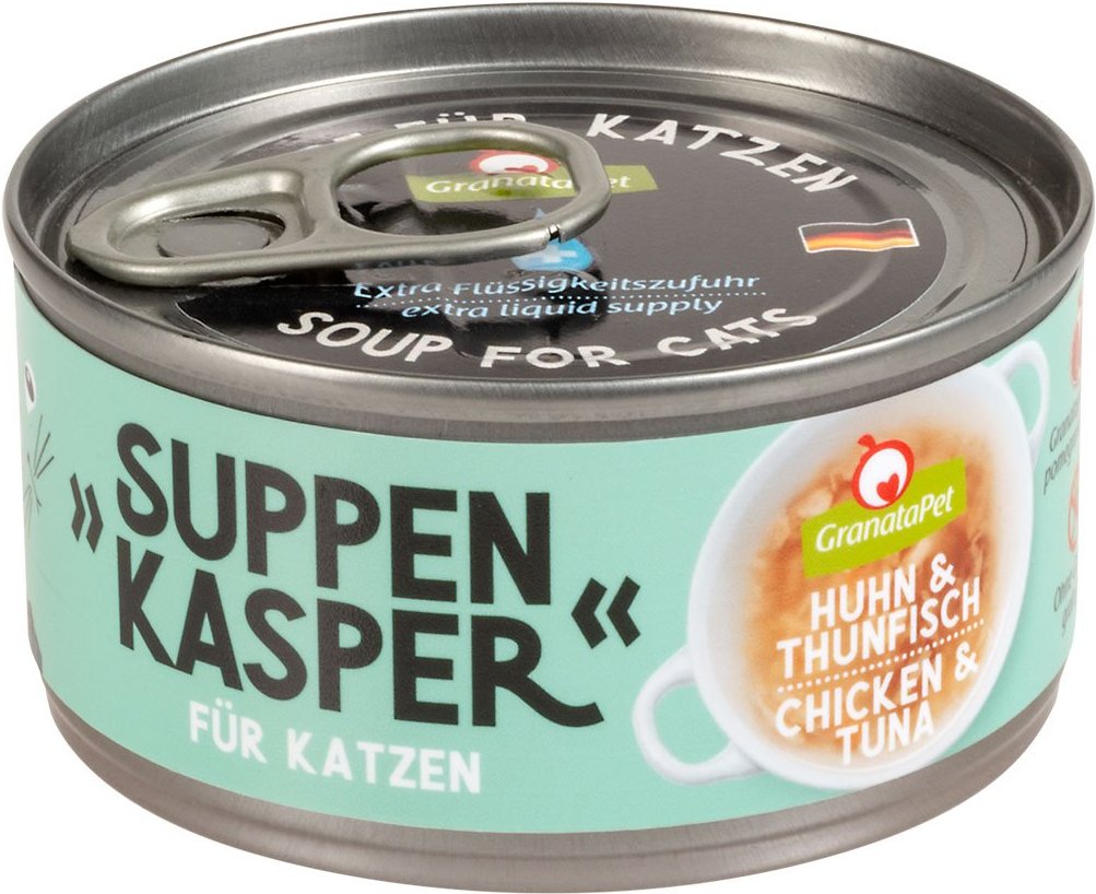 GranataPet Suppenkasper Huhn & Thunfisch 12x70g