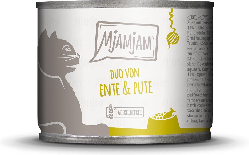 MjAMjAM DUO von Ente & Pute an Kürbis 24x200g