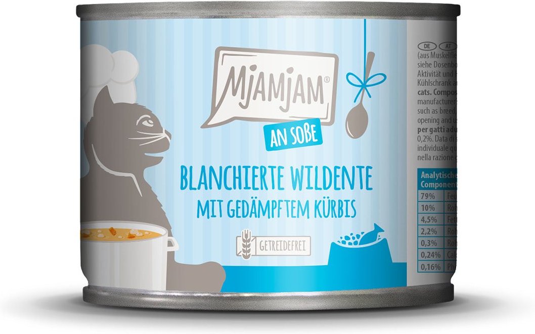 MjAMjAM blanchierte Wildente mit Kürbis an Soße 6x185g