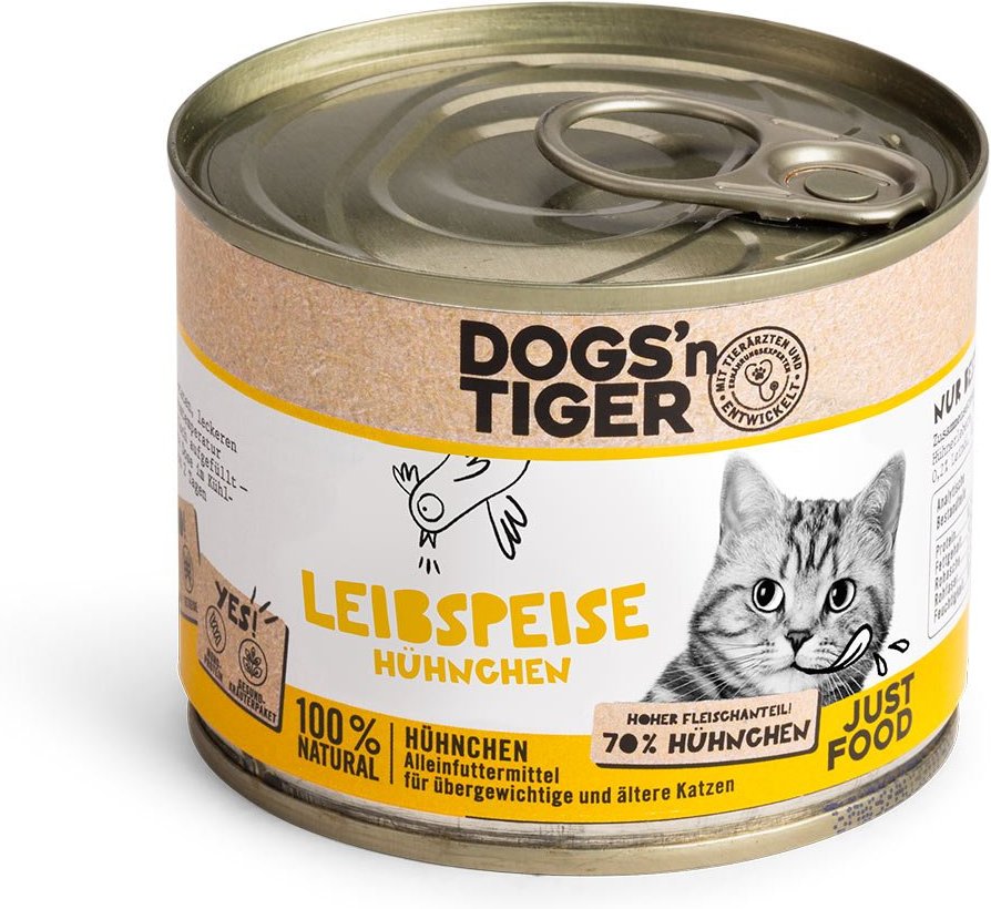 Dogs'n Tiger Leibspeise Nassfutter Huhn 6x200g