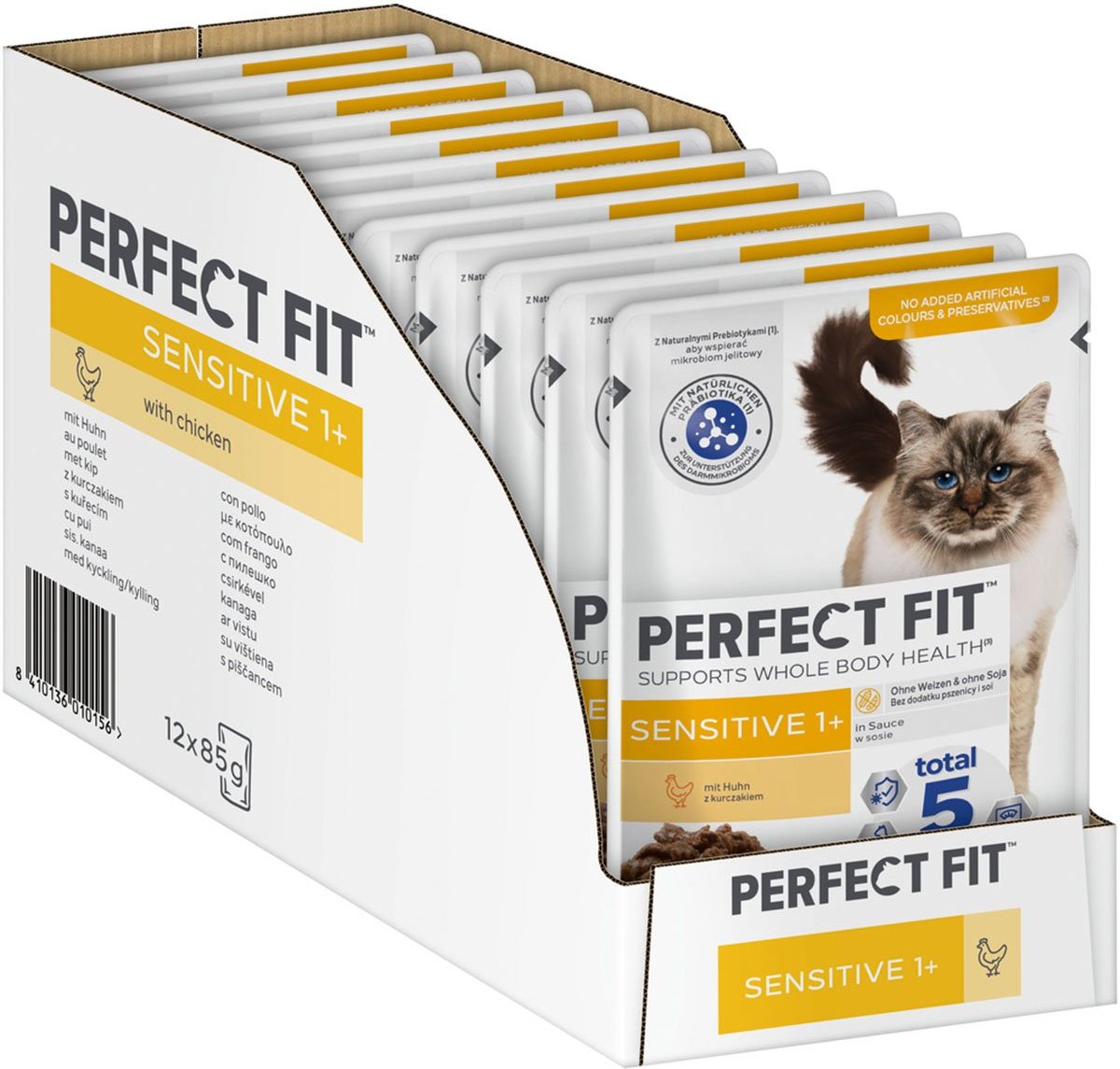 Perfect Fit Katzenfutter Sensitive mit Huhn 12x85g