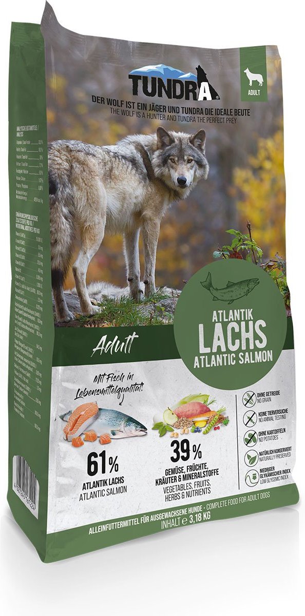 Tundra Trockenfutter Atlantik Lachs 3,18kg