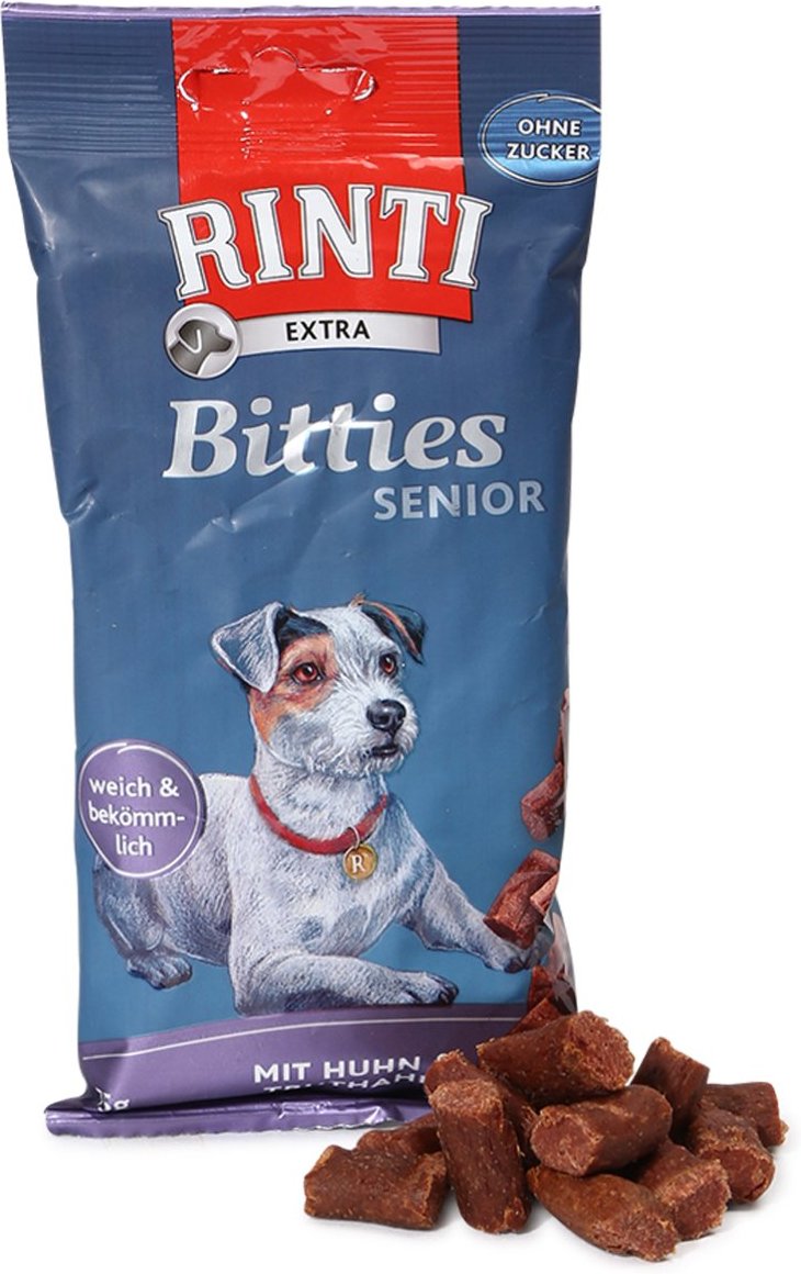RINTI Extra Bitties Senior Huhn & Truthahn 4x75g