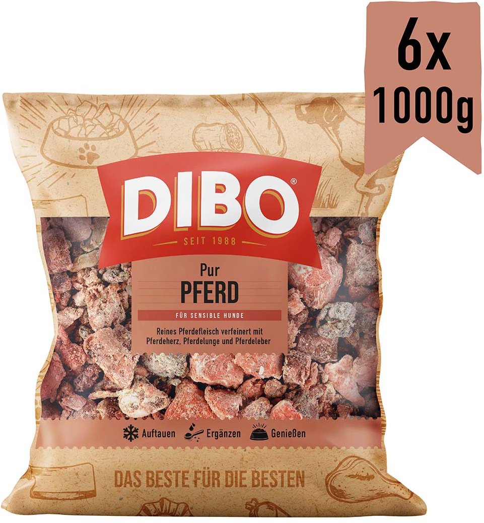 DIBO Pferdefleisch 6x1000 g