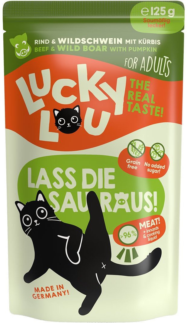 Lucky Lou Lifestage Adult Rind & Wildschwein 16x125g