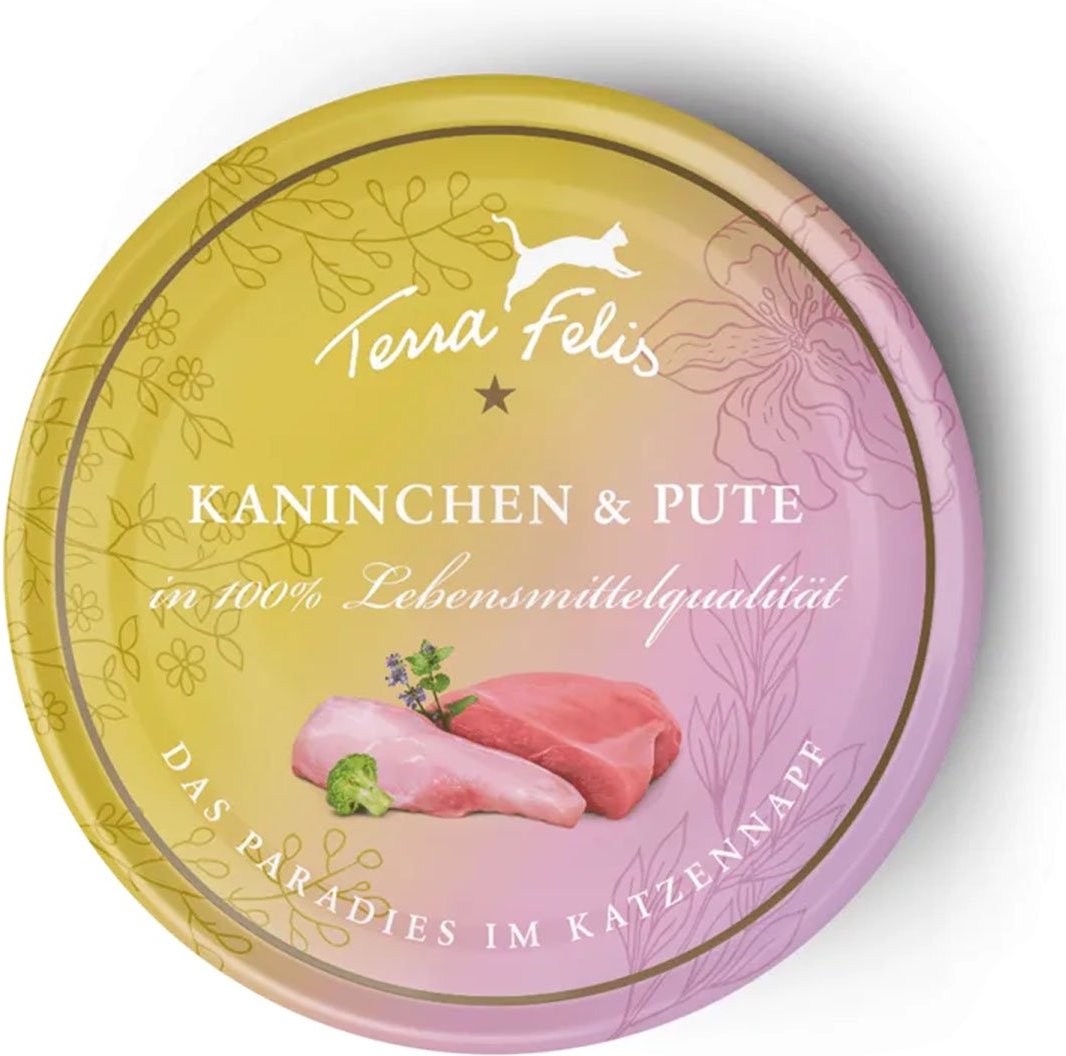Terra Felis Kaninchen & Pute 12x80g