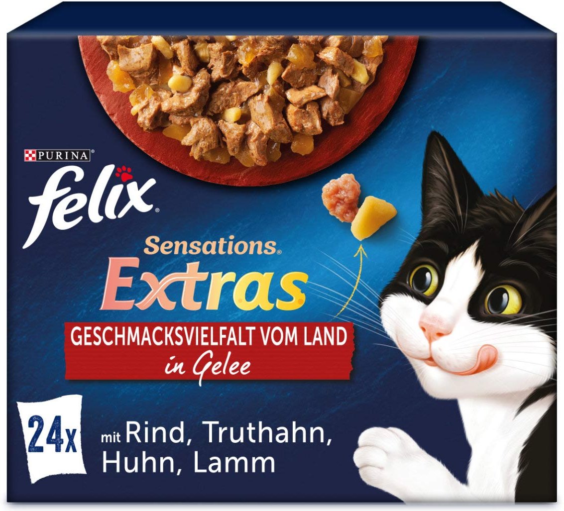 Thumbnail - FELIX Sensations Extras in Gelee Geschmacksvielfalt vom Land 24x85g