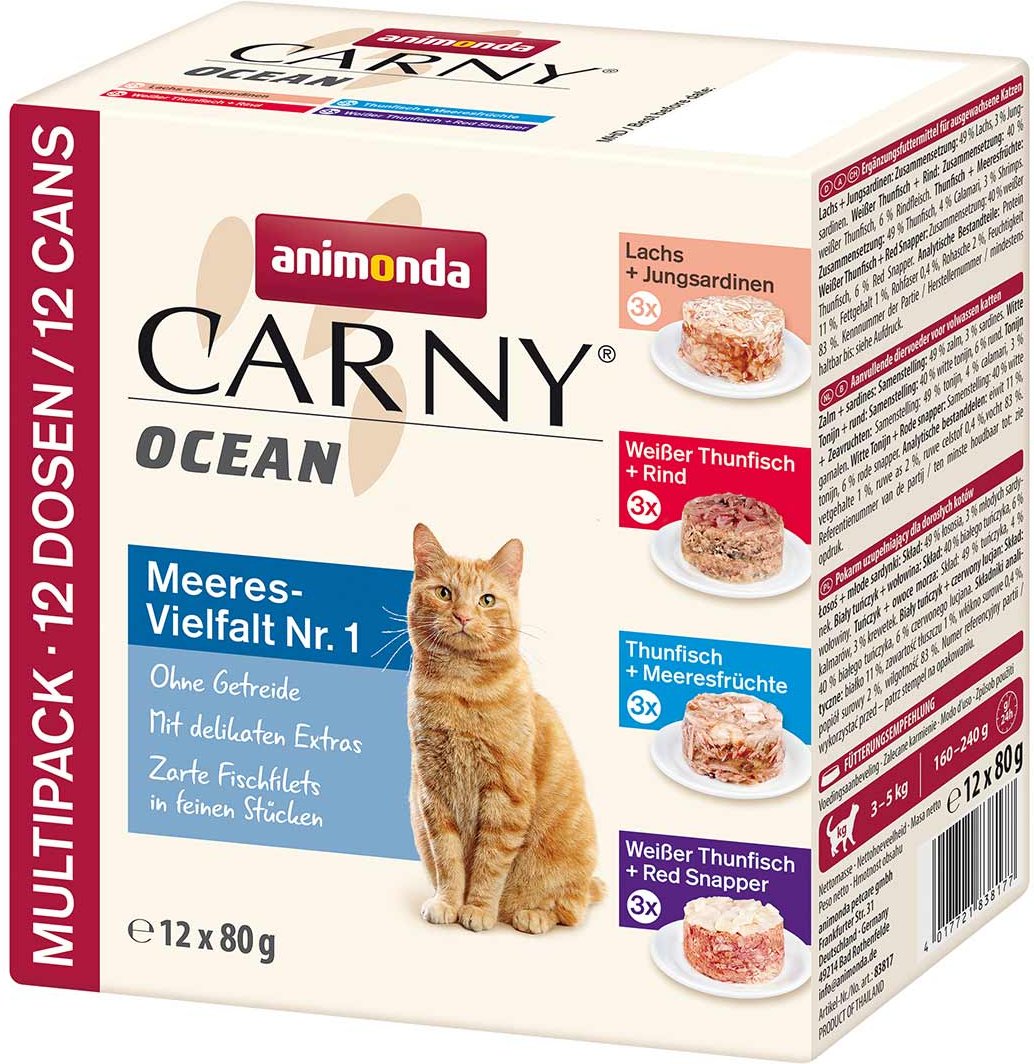 animonda Carny Ocean Adult Multipack Meeres-Vielfalt Nr. 1 24x80g
