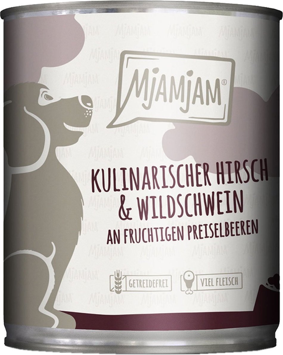 MjAMjAM kulinarischer Hirsch&Wildschwein an Preiselbeeren 6x800g