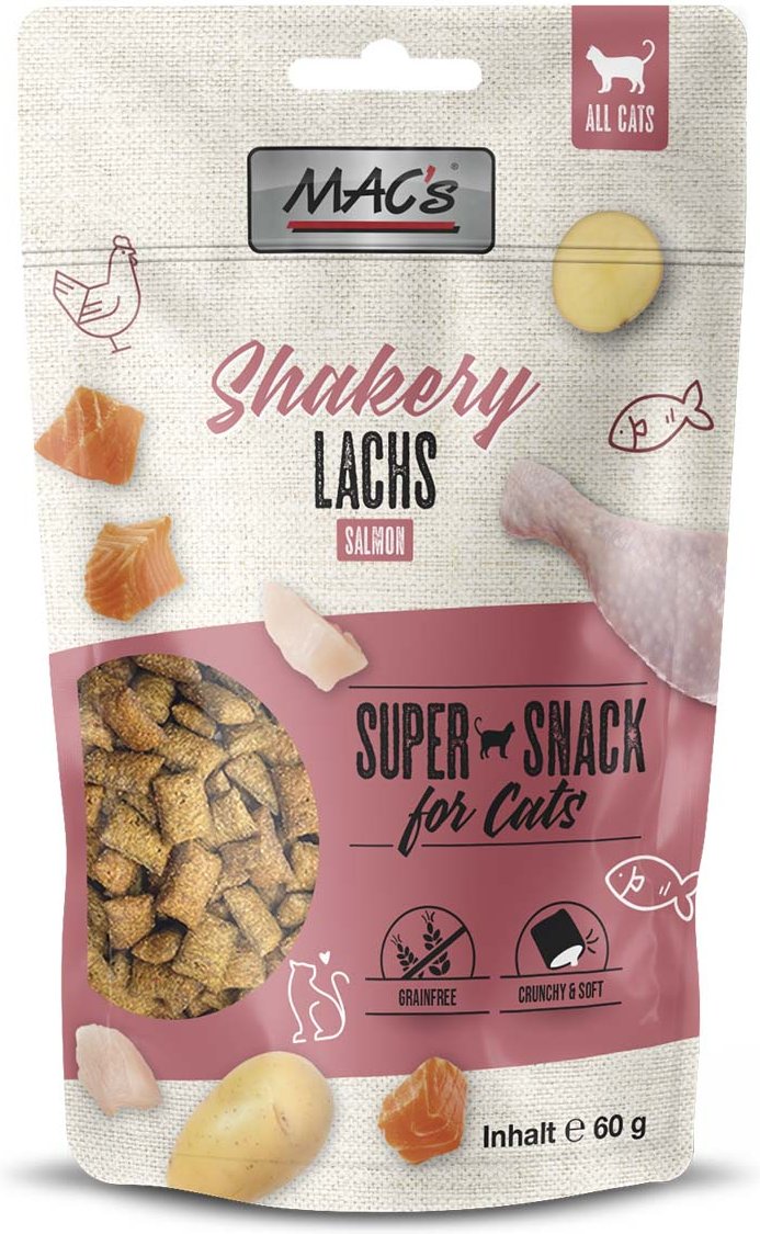 MAC's Cat Shakery Snacks Lachs 60g