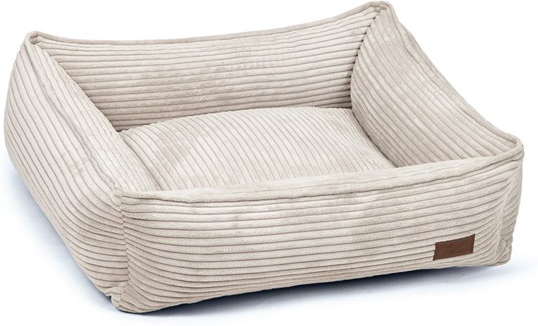 Designed by Lotte Hundebett Cord Ribbed hellgrau 65x60x20cm