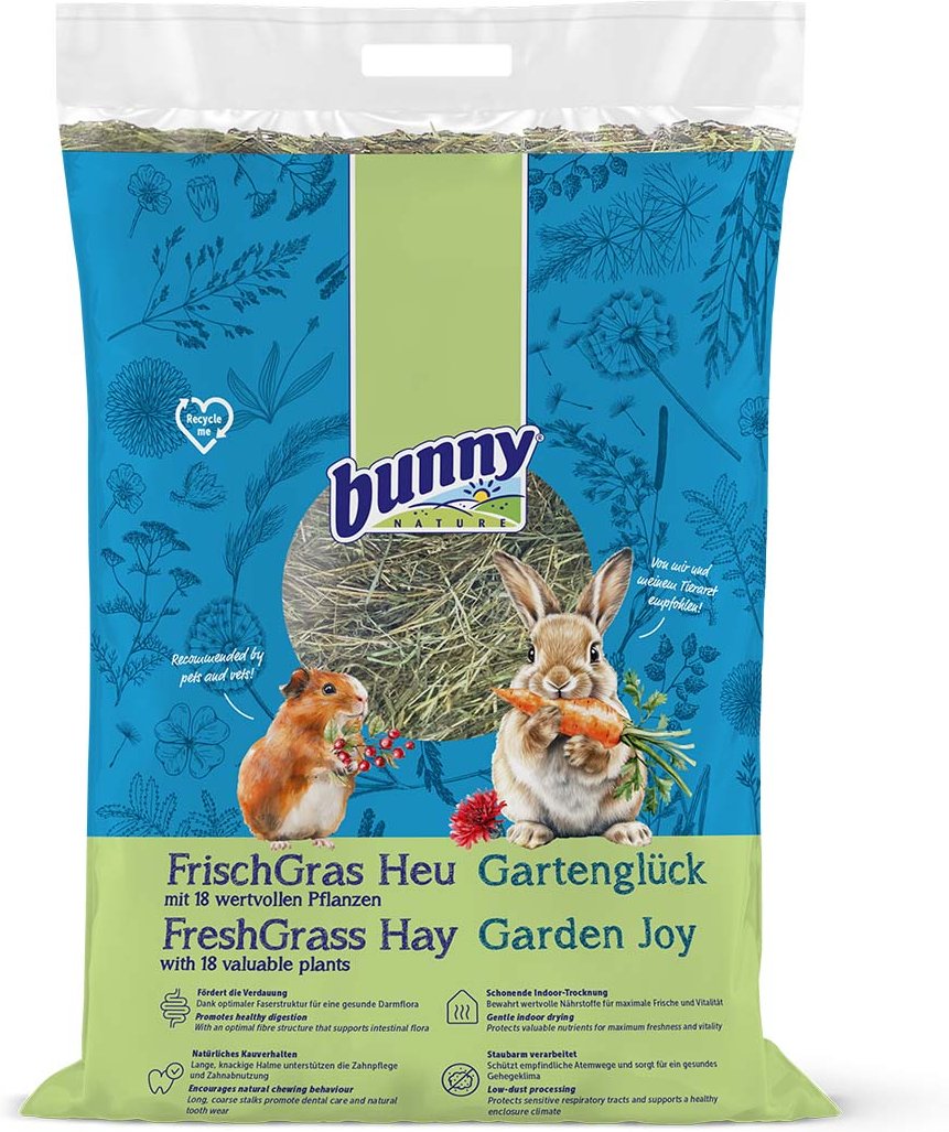 Bunny FrischGras Heu Gartenglück 2kg