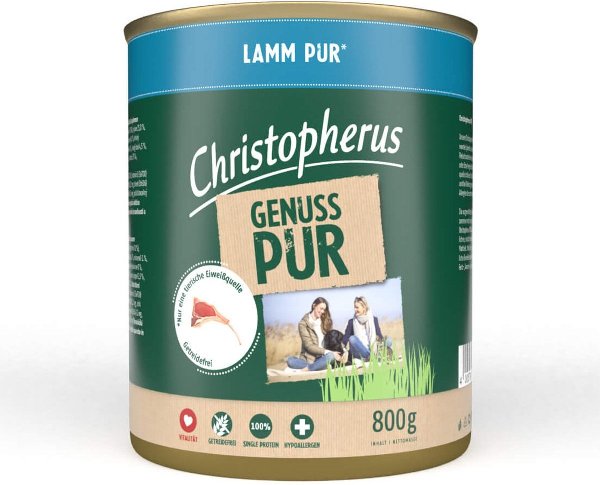 Christopherus Pur – Lamm 6x800g