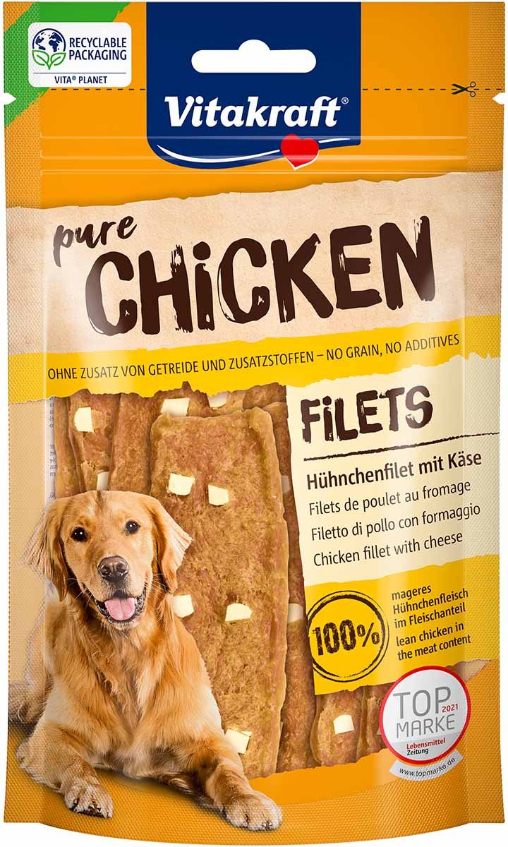 Vitakraft CHICKEN mit Käsestückchen 80g