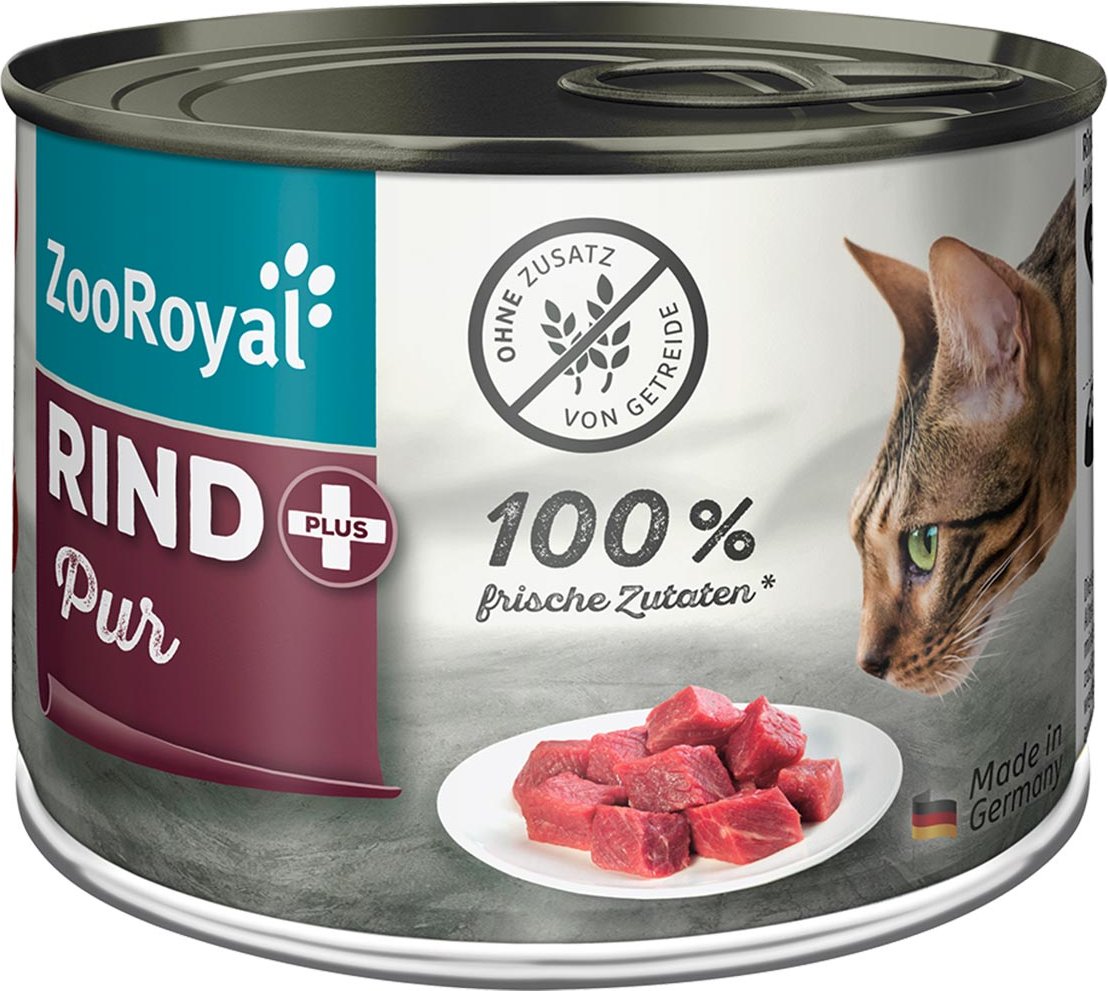 ZooRoyal Rind + pur Katze 200g
