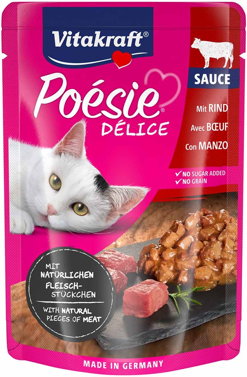 Vitakraft Poésie Délice & Rindfleisch 23x85g