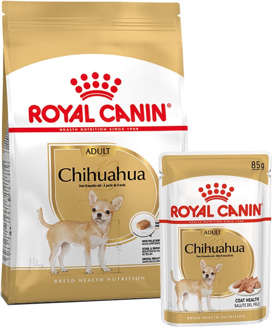 ROYAL CANIN Chihuahua Adult 3kg + Nassfutter 12x85g