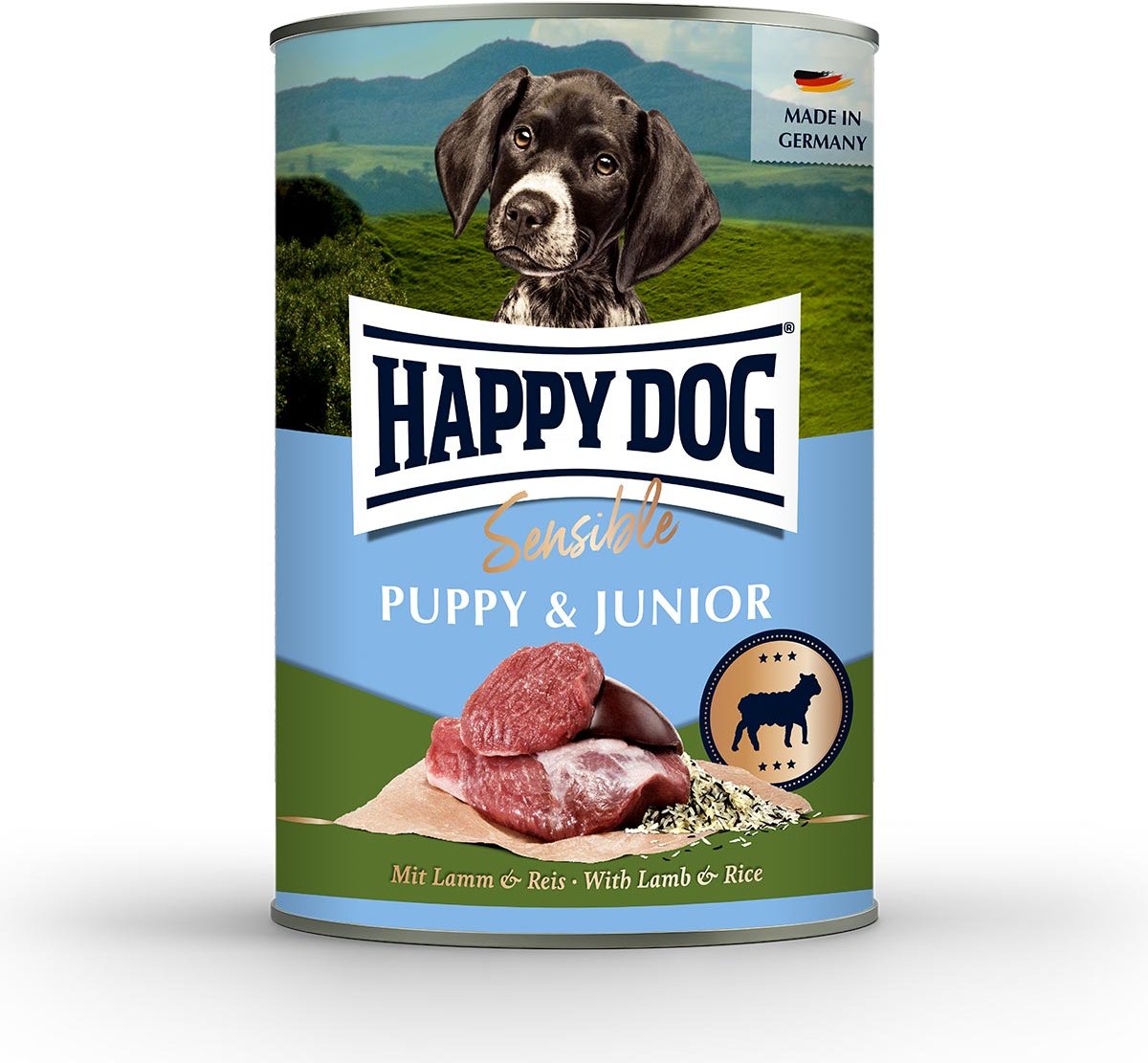 Happy Dog Sensible Puppy Lamm & Reis Dose 6x400g