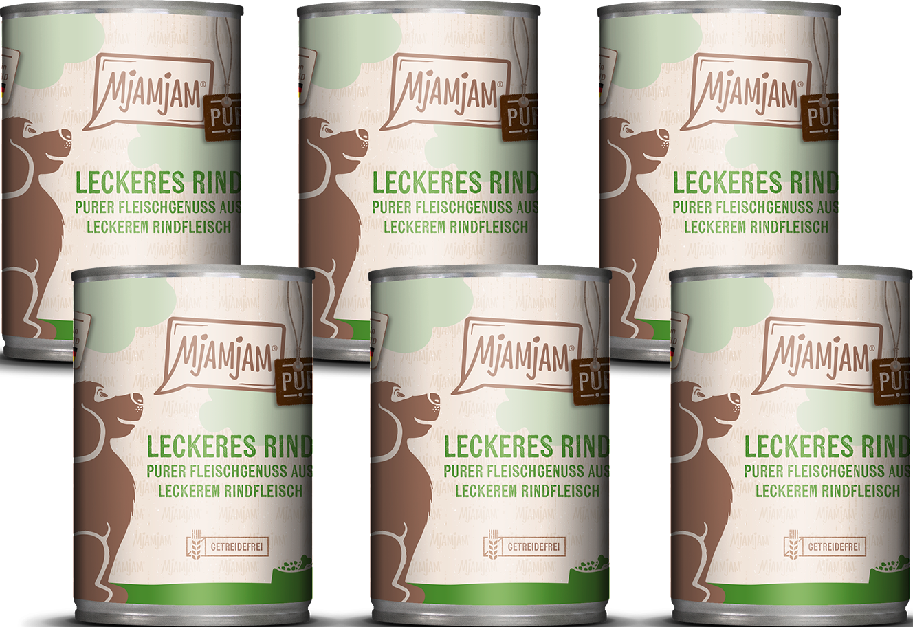 MjAMjAM purer Fleischgenuss - Rind pur 6x400g