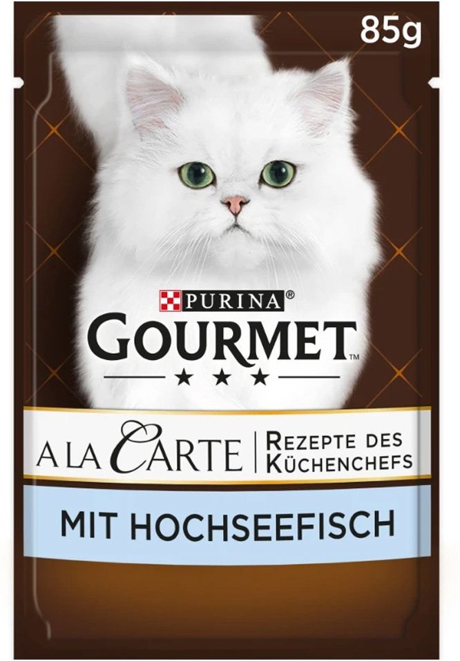GOURMET A la Carte Hochseefisch, Reis & Gemüse 26x85g