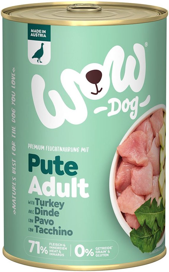 WOW Dog Pute Adult 6x400g