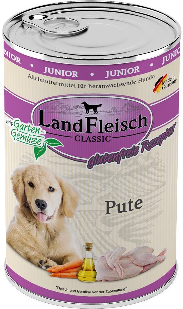 LandFleisch Dog Classic Junior Pute 6x400g