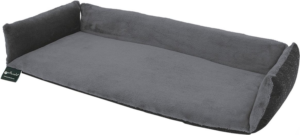 Petlando Fensterbankauflage mit Zugluftstop grau