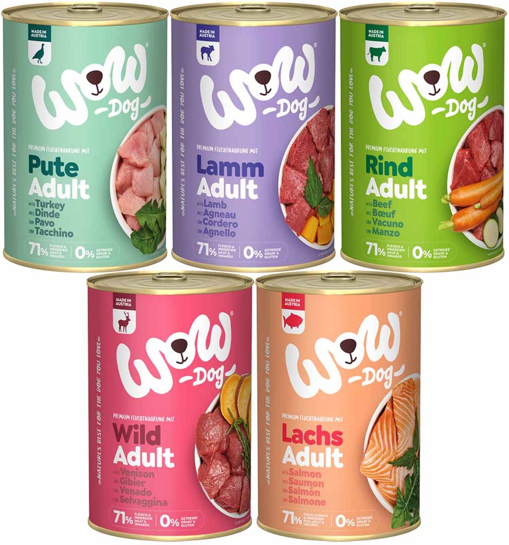 WOW Dog Mixpaket Adult 30x400g