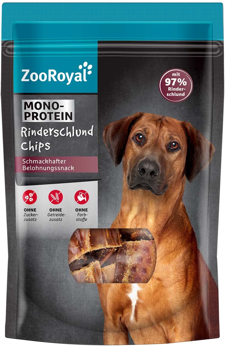 ZooRoyal Rinderschlund Chips 100g