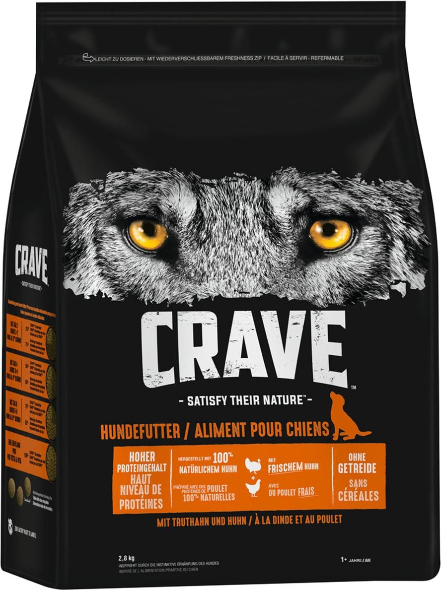 CRAVE Adult mit Truthahn und Huhn 2,8kg