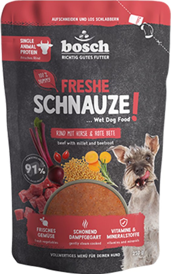 Bosch Freshe Schnauze Rind mit Hirse & Rote Bete 8x250 g