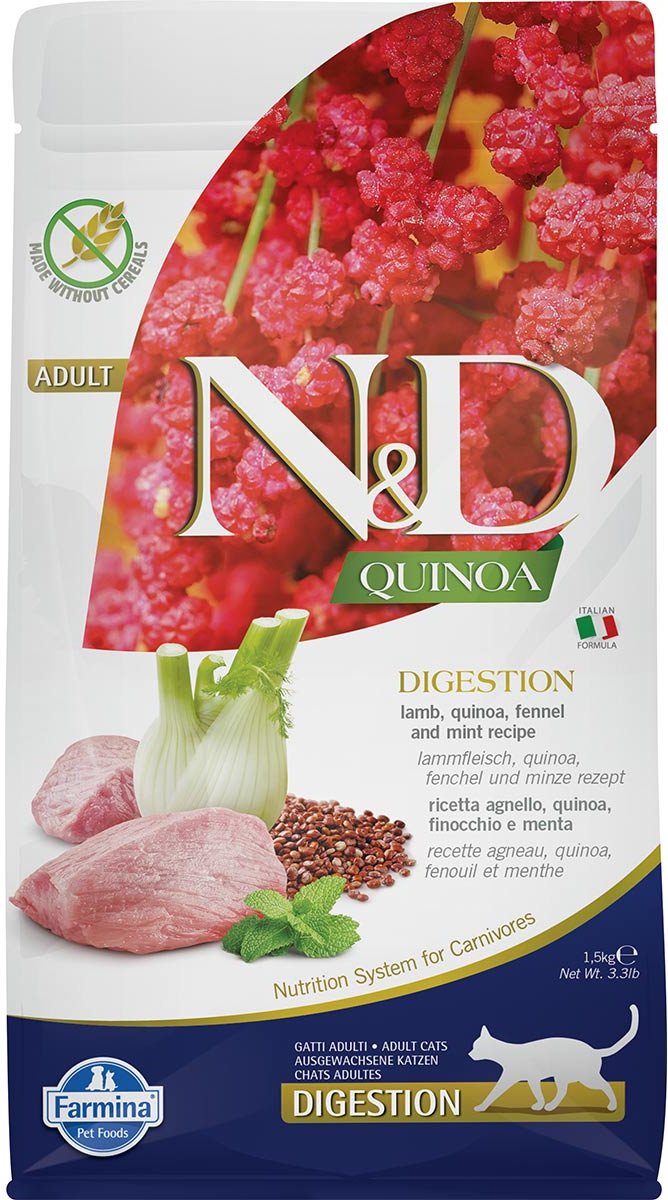 N&D Cat Quinoa Digestion Lamb 1,5kg