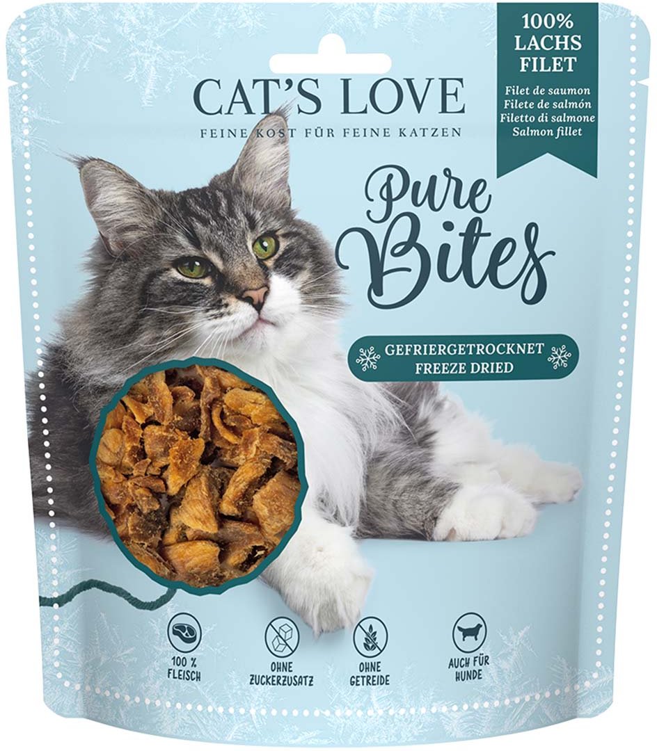 Thumbnail - Cat's Love Pure Bites Lachsfilet 50g