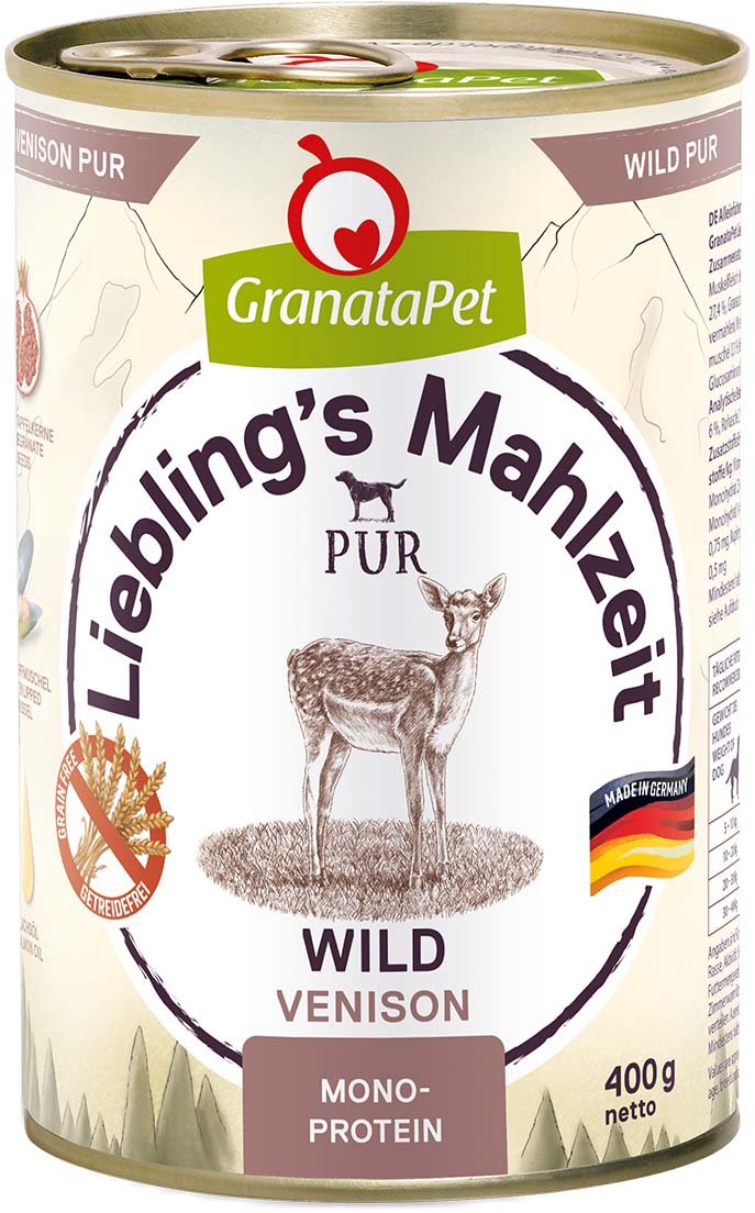 GranataPet Liebling’s Mahlzeit Wild PUR 6x400g