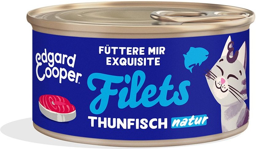 Edgard & Cooper Katze Filets Frischer Wildfang-Thunfisch 24x70g