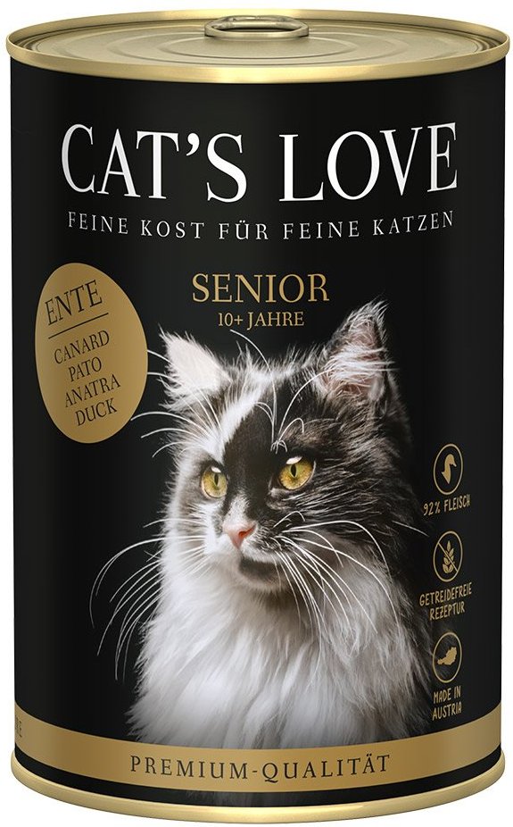 Cat´s Love Senior Ente 6x400g