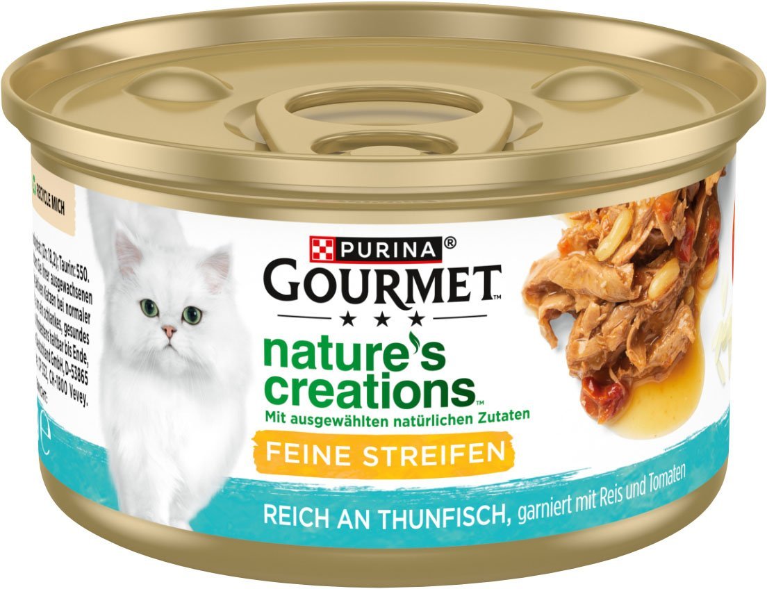 GOURMET Nature's Creations in Gelee naturbelassen Thunfisch 12x85g