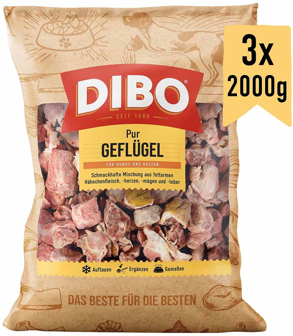 DIBO Geflügel 3x2000 g